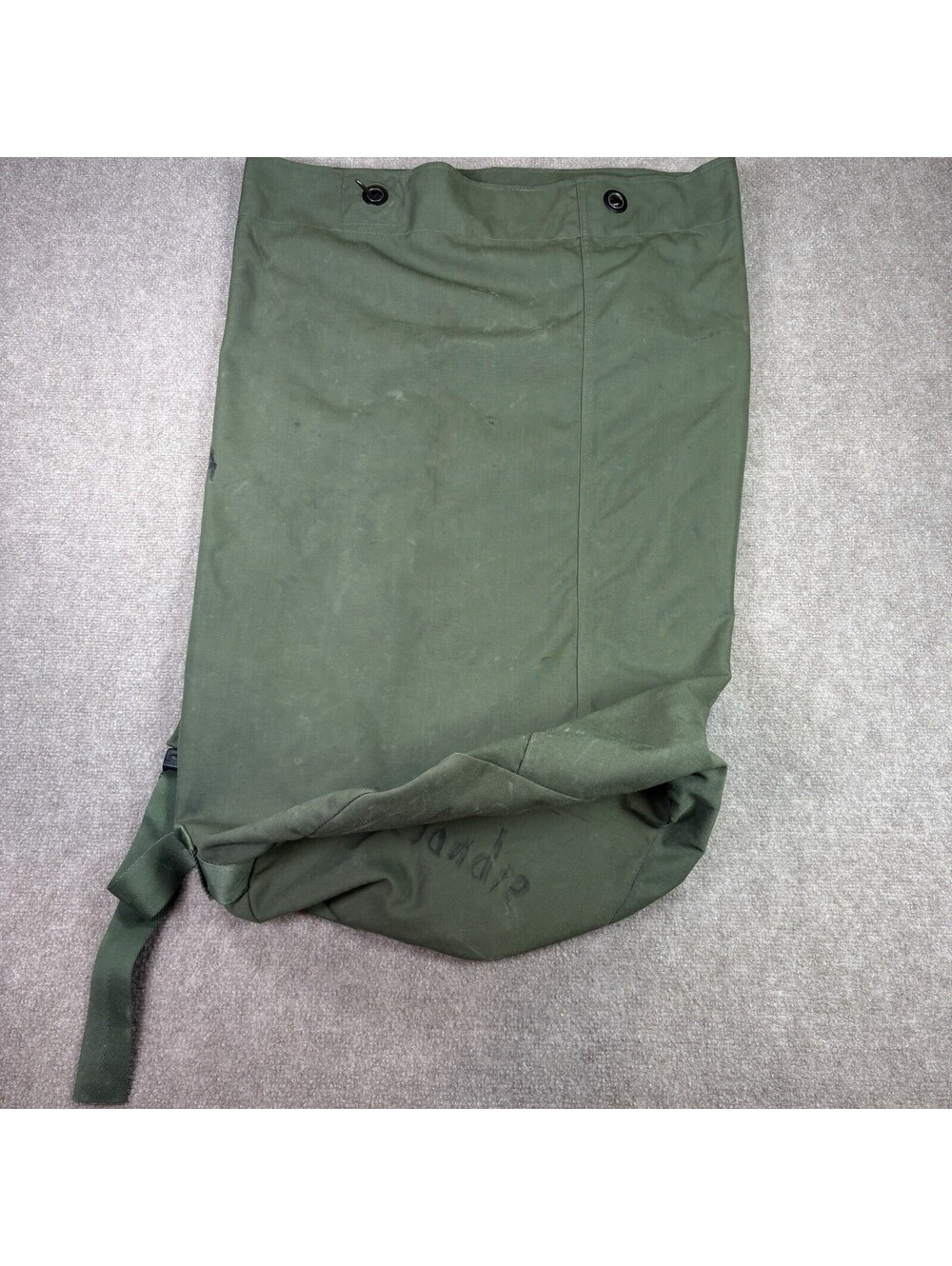 US Army Duffel Bag Large Military Canvas Olive Green 8465-01-117-8699